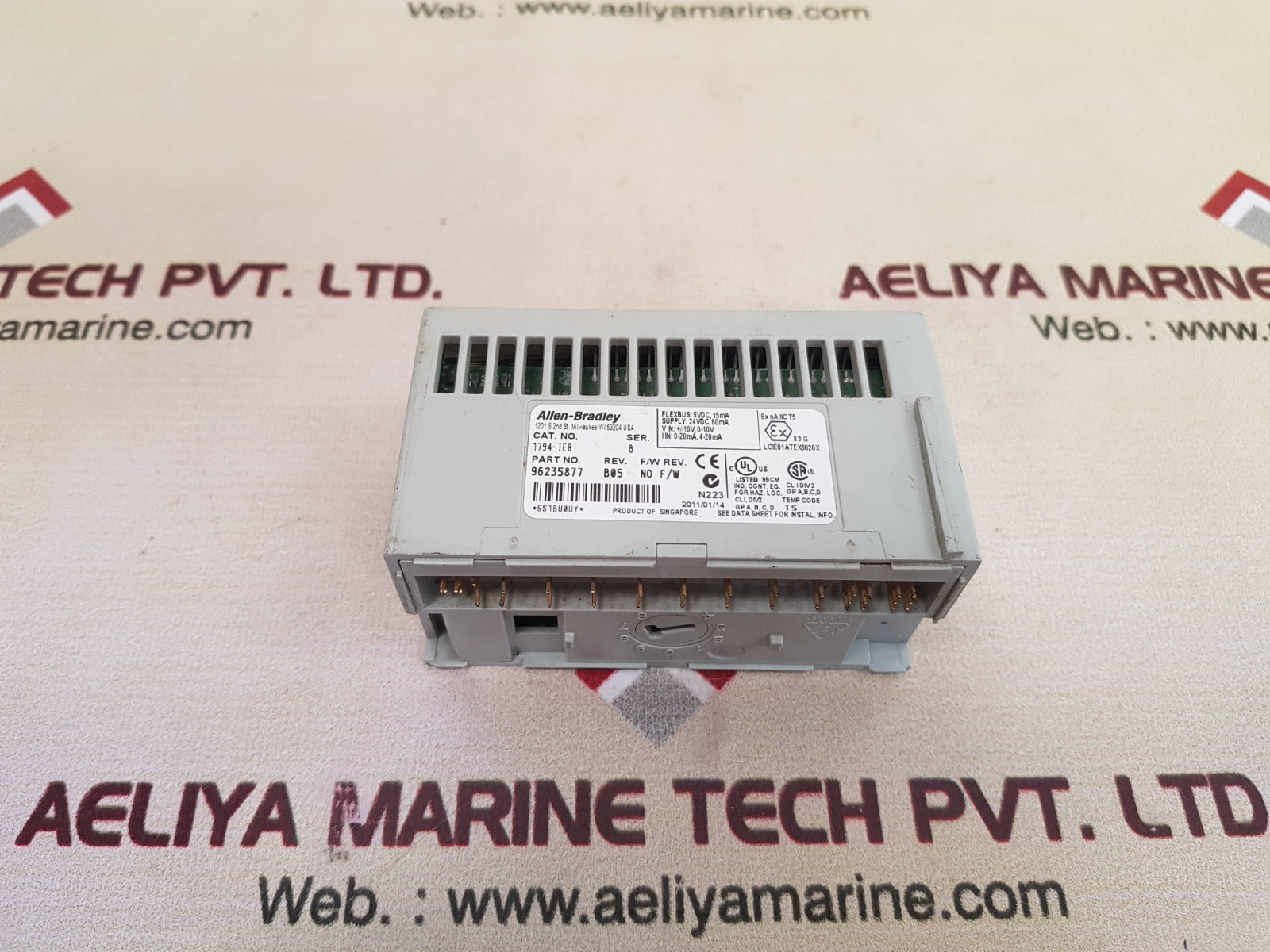 Allen-bradley 1794-ie8 ser b i/o analog input module