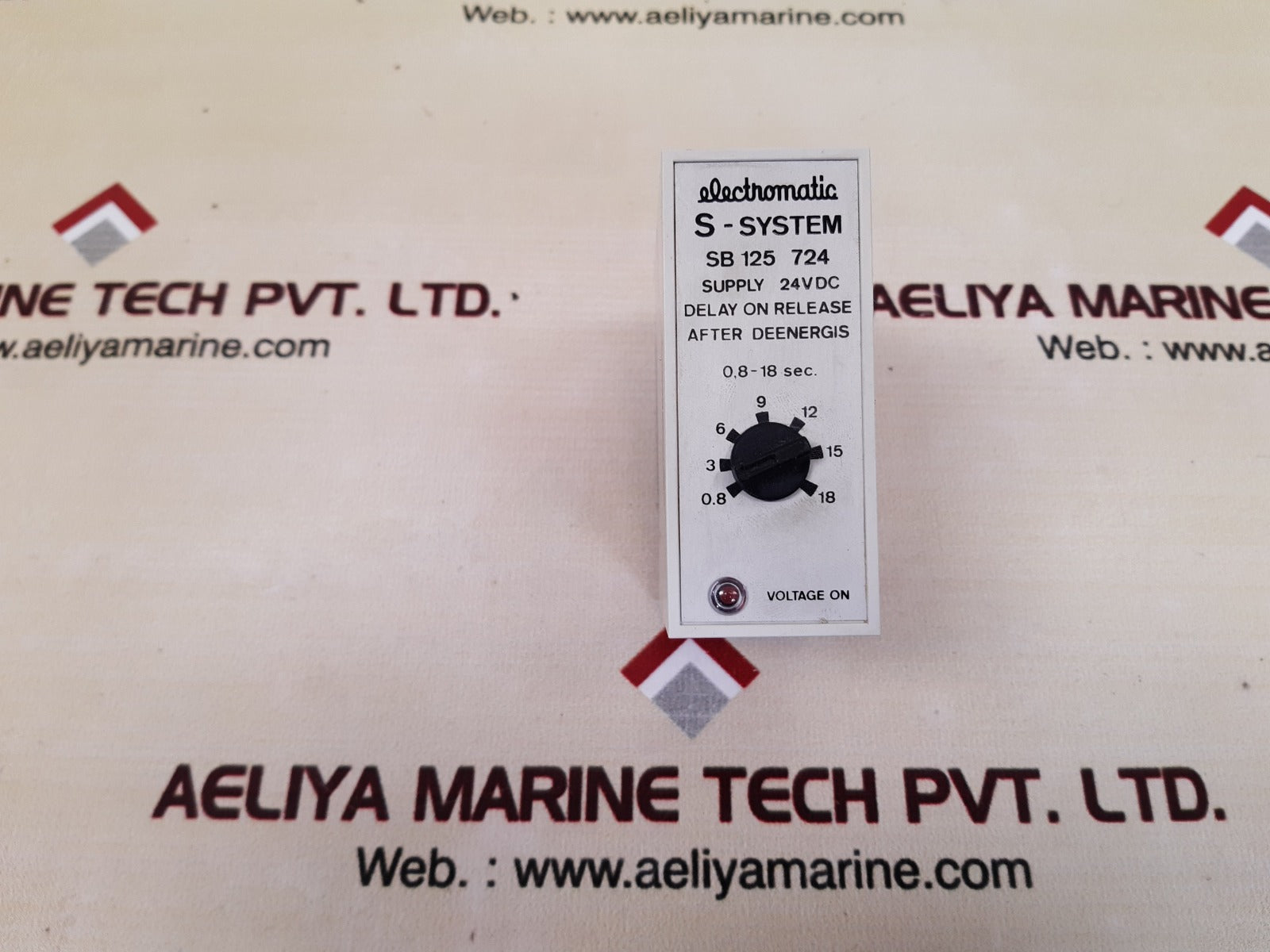 Electromatic s-system sb 125 724 delay on release 0,8-18 sec