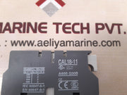 Lot Of 2X ABB CAL18-11 Auxiliary Contact Block 1SFN010720R1011 2 Pole Module