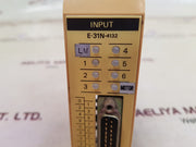 Mitsubishi E-31N-4132 Programmable Controller Input Unit Ni5050