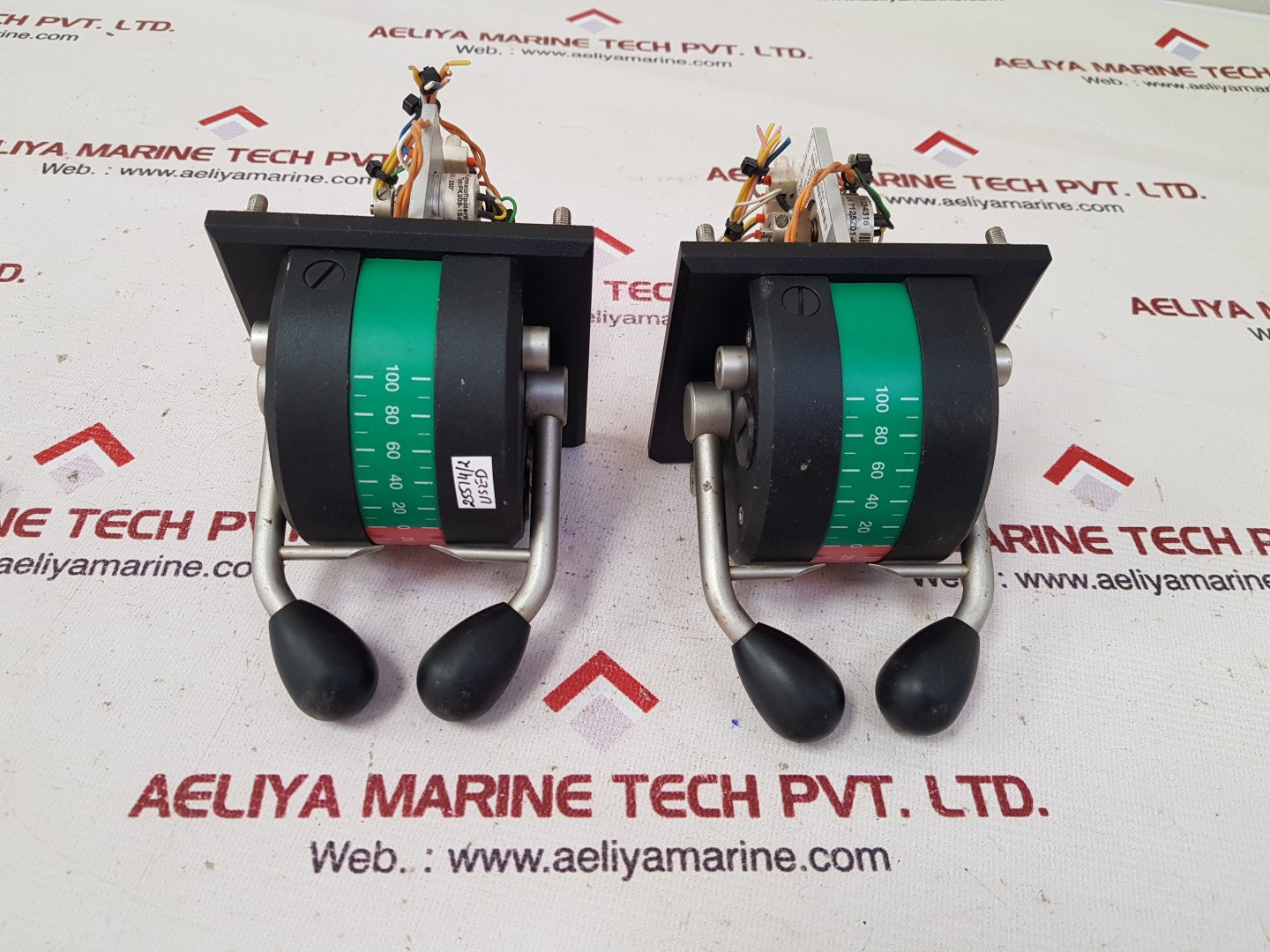 Lilaas lf90d-01-24 thruster double fwd multipurpose control lever