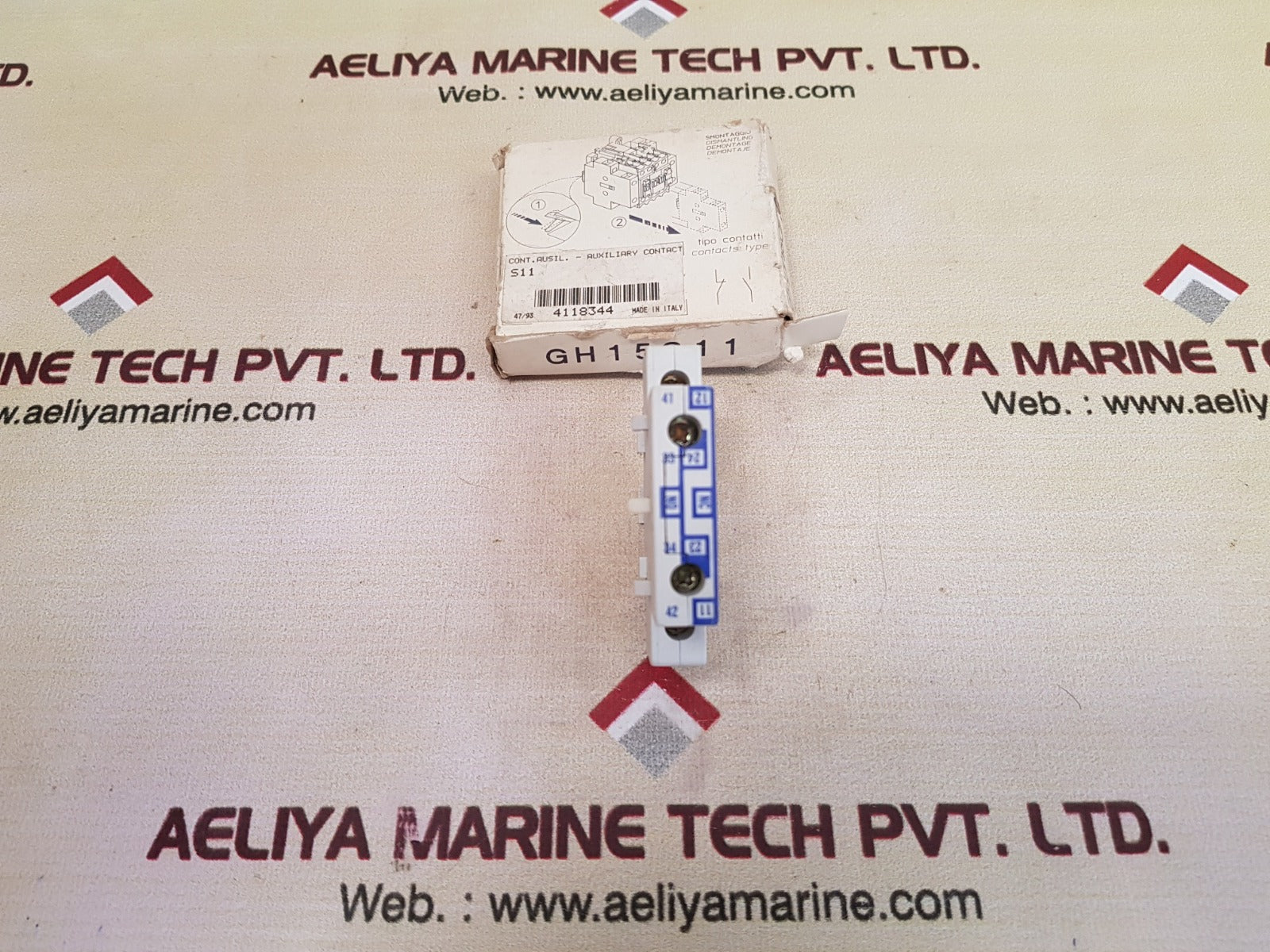 Ghisalba gh15s11 auxiliary contact s11