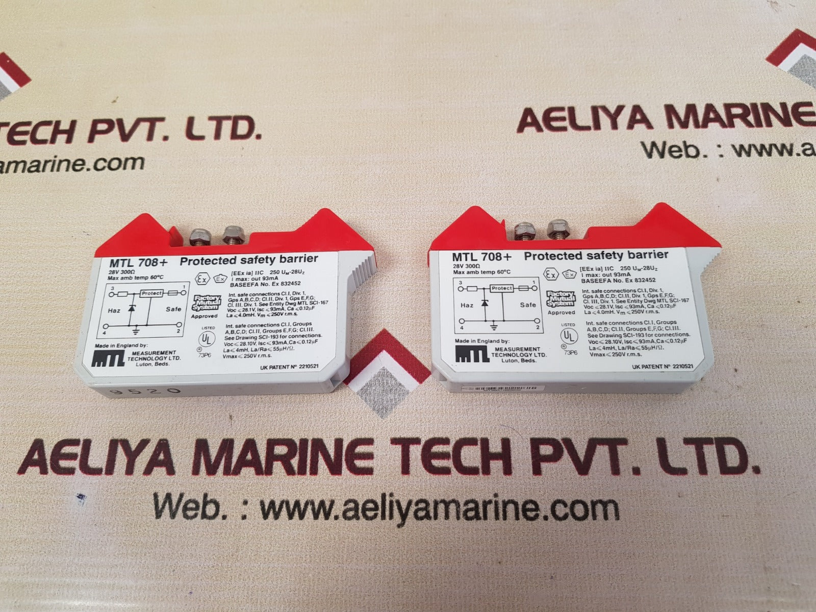 Measurement Technology Mtl 708+ Protected Safety Barrier 28V