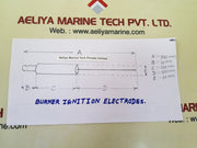 Burner ignition electrodes