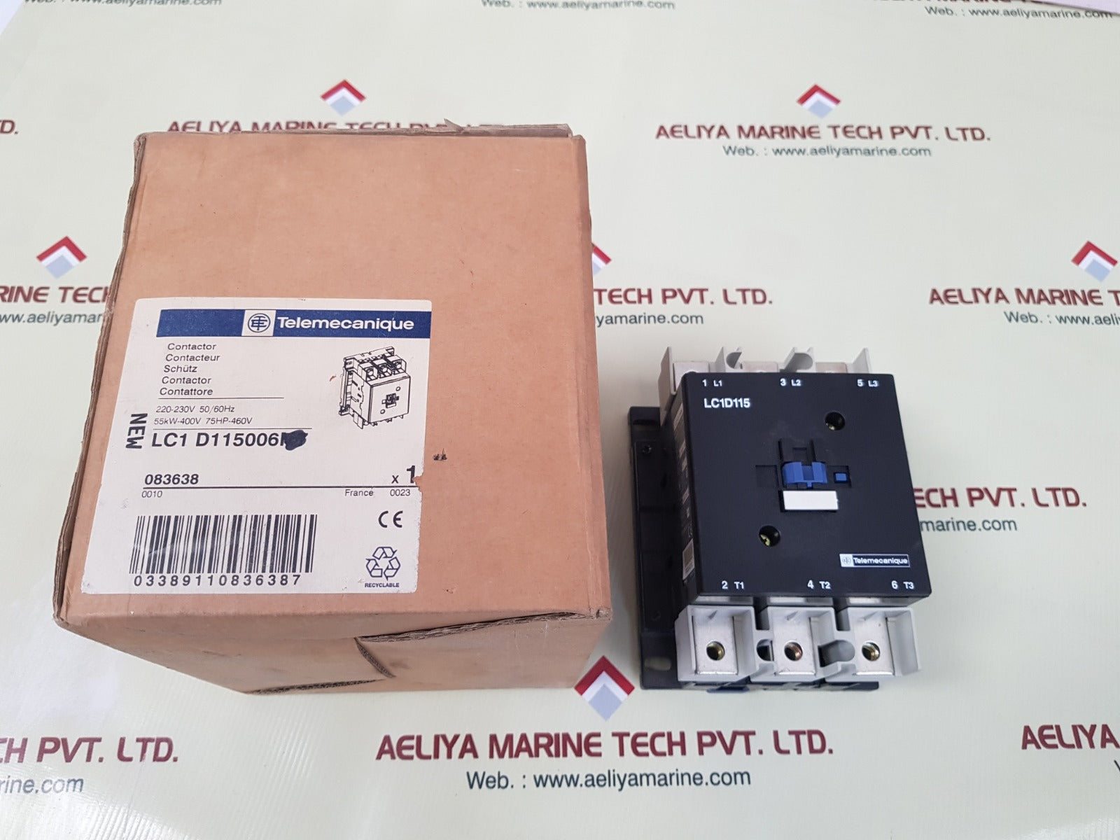 Telemecanique Lc1D115006 Contactor 250A 600Vac