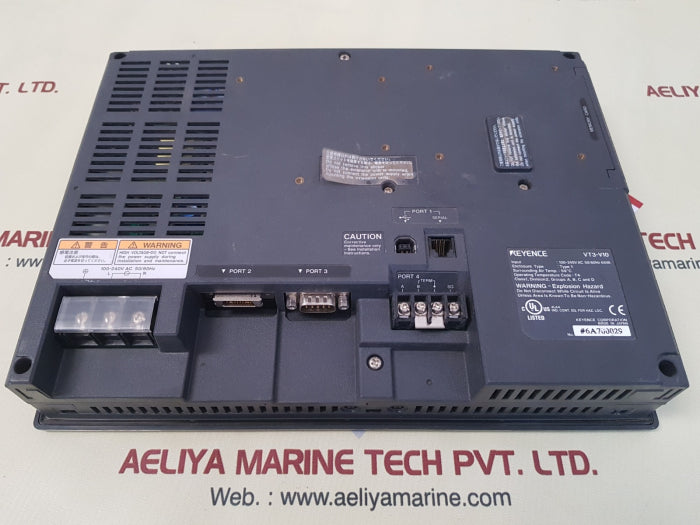 Keyence Vt3-v10 Touch Screen Panel Air Temp 50°C