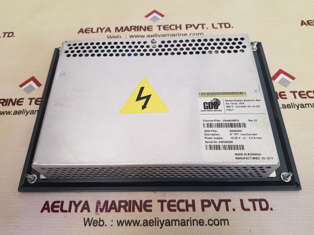Global display solutions 10h46836p02 touchscreen panel g0900001 (Display Damage)