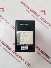 M-system M-unit Sv-g0-r Isolated Signal Transmitter With Base