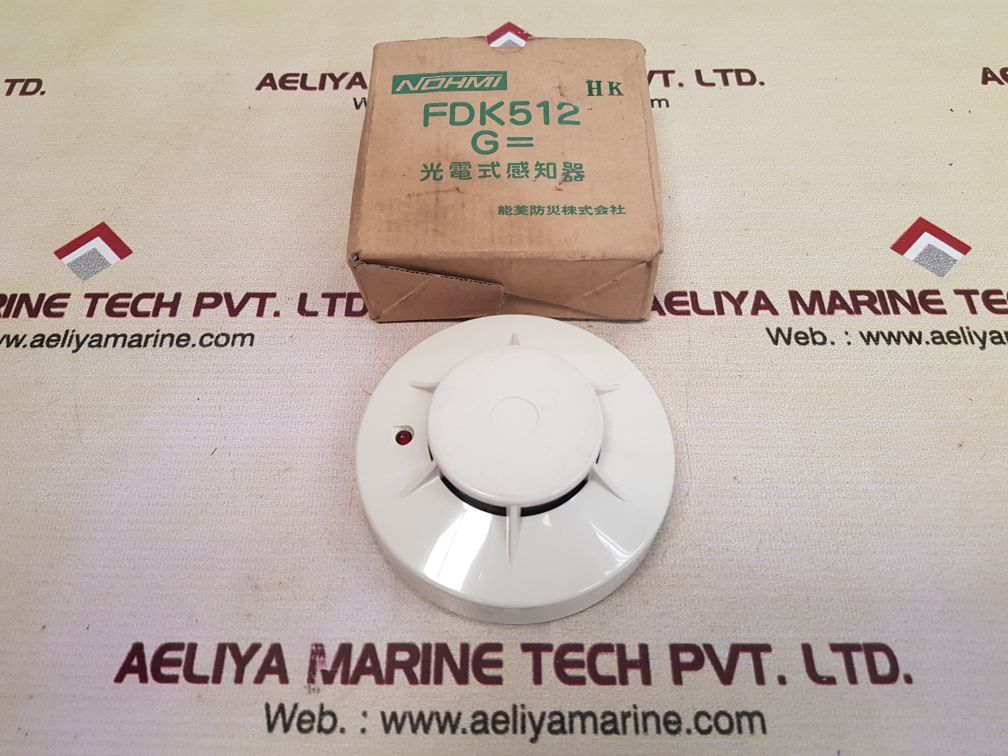 Nohmi Bosai Fdk512 Optical Smoke Detector 20V Dc, 80Ma