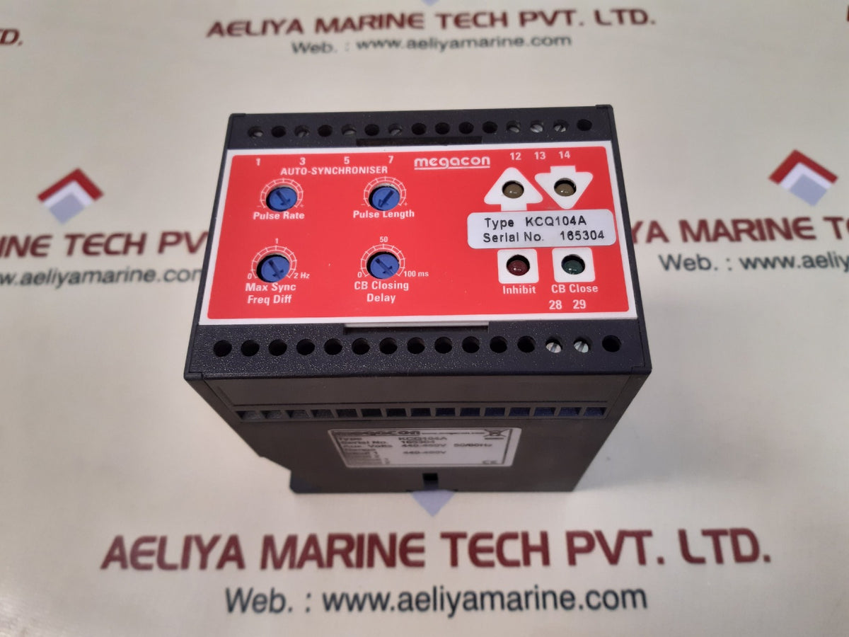 Megacon Kcq104A Auto-synchroniser 440-460V 50/60Hz – Aeliya Marine