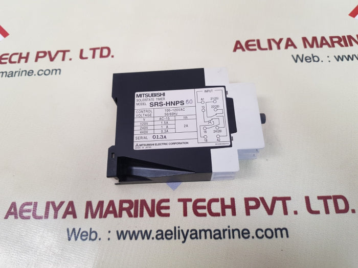 Mitsubishi Srs-hnps Solidstate Timer 100–120Vac 50/60Hz