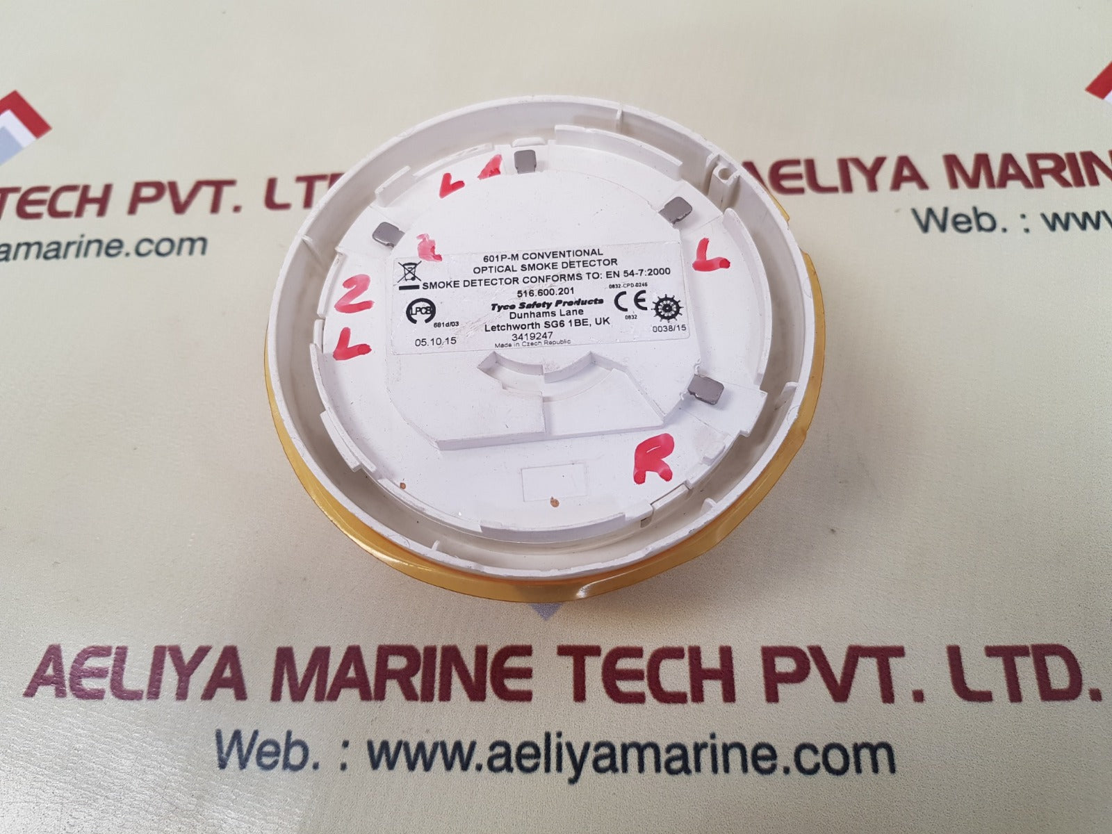 Tyco 601p-m conventional optical smoke detector