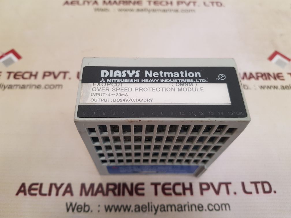 Diasys Netmation Fxopc01 Over Speed Protection Module 4~20Ma Dc24V