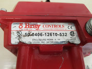 Bray 50-0406-12610-532 Switch With 92-0830-11300-532 Double Acting Actuator