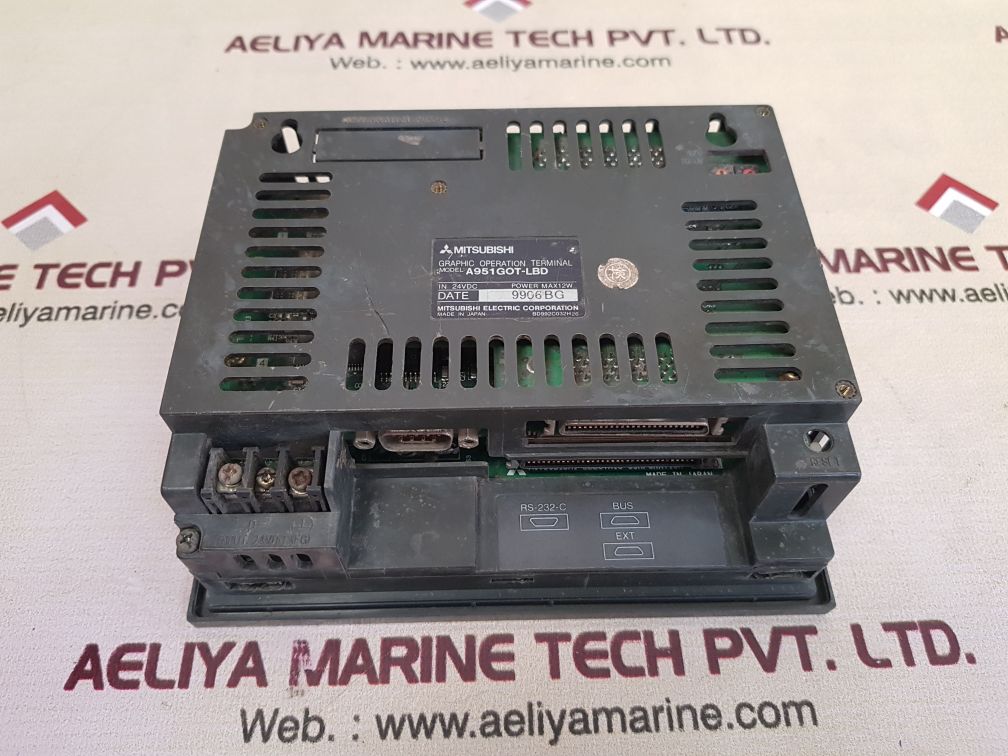 Mitsubishi A951Got-lbd Graphic Operation Terminal Panel 24Vdc (Not Working)