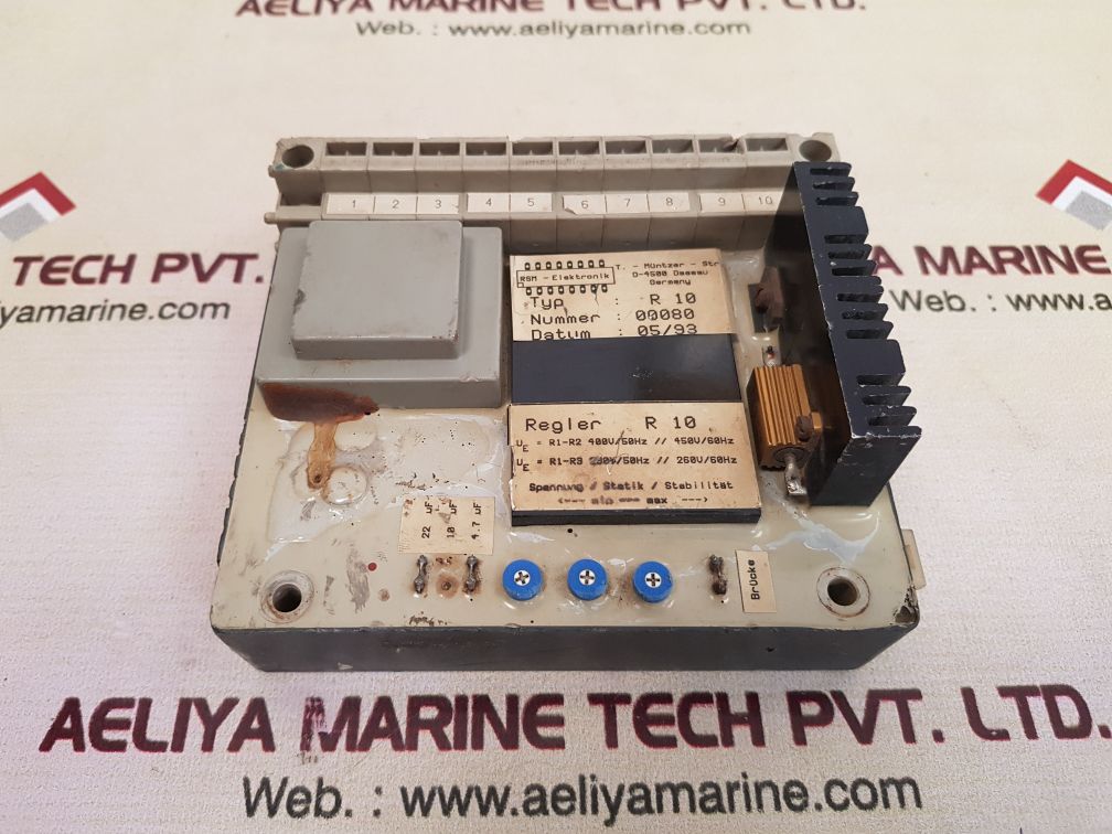 Rsm-elektronik R 10 Automatic Voltage Regulator 400-450V 50/60Hz