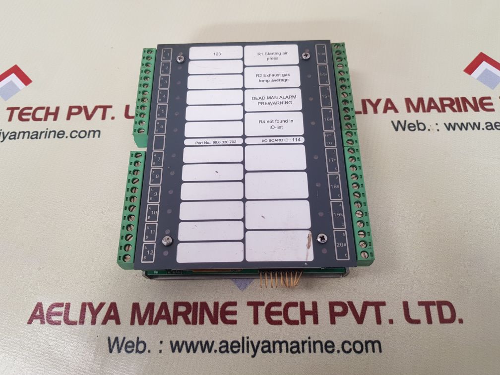 Praxis 98.6.030.702 i/o module rev ea