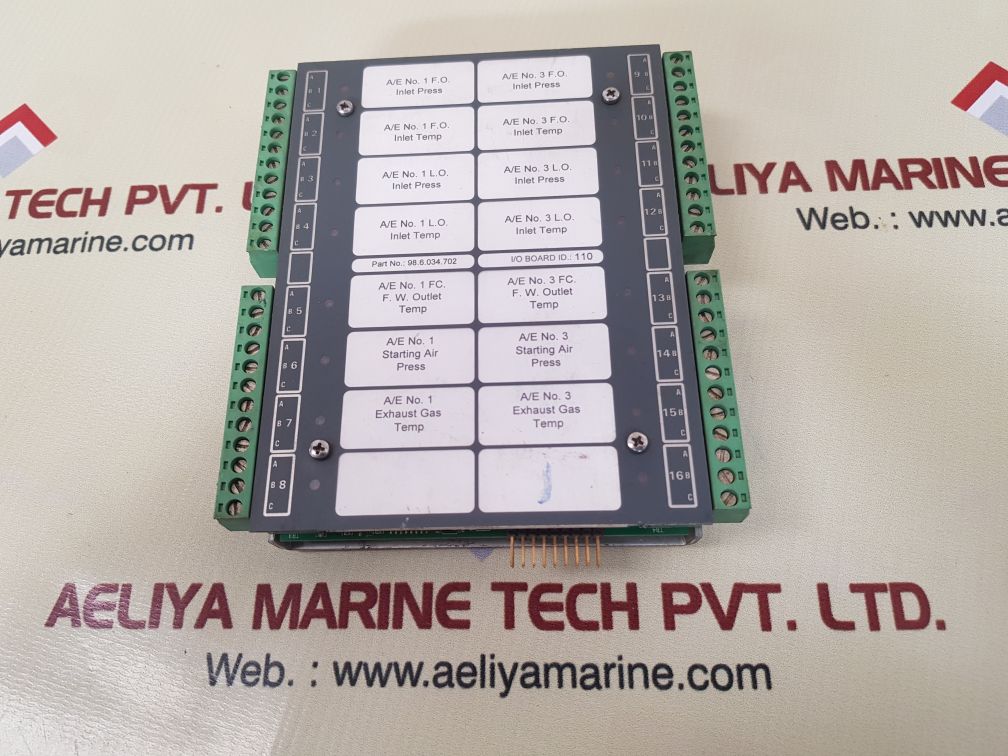 Praxis 98.6.034.702 I/O Module Id: 110