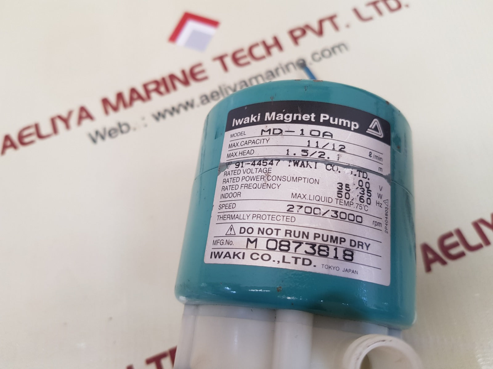 Iwaki md-10a mini magnetic pump m0873818