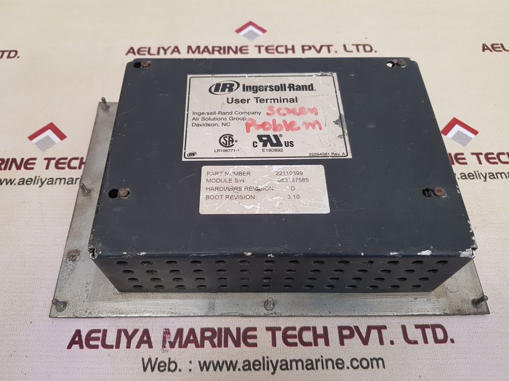 Ingersoll Rand 22110399 User Terminal Rev. A – Aeliya Marine