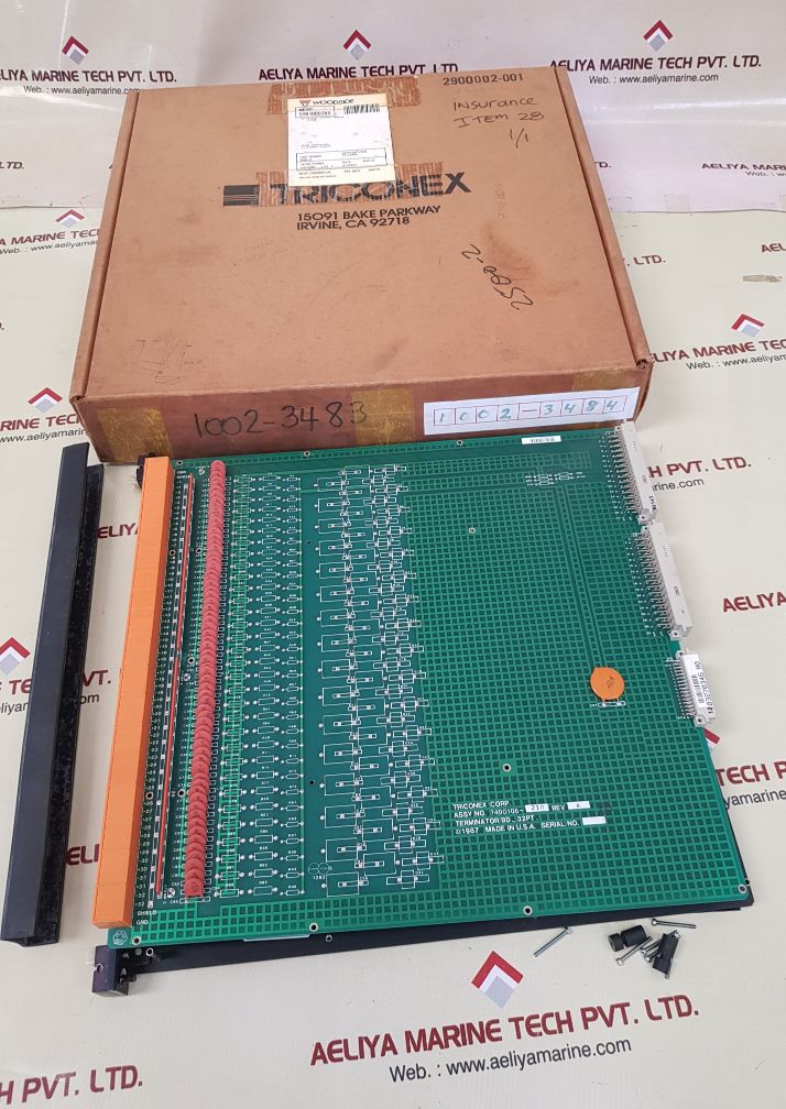 Triconex 7400 106-210 rev a terminator board