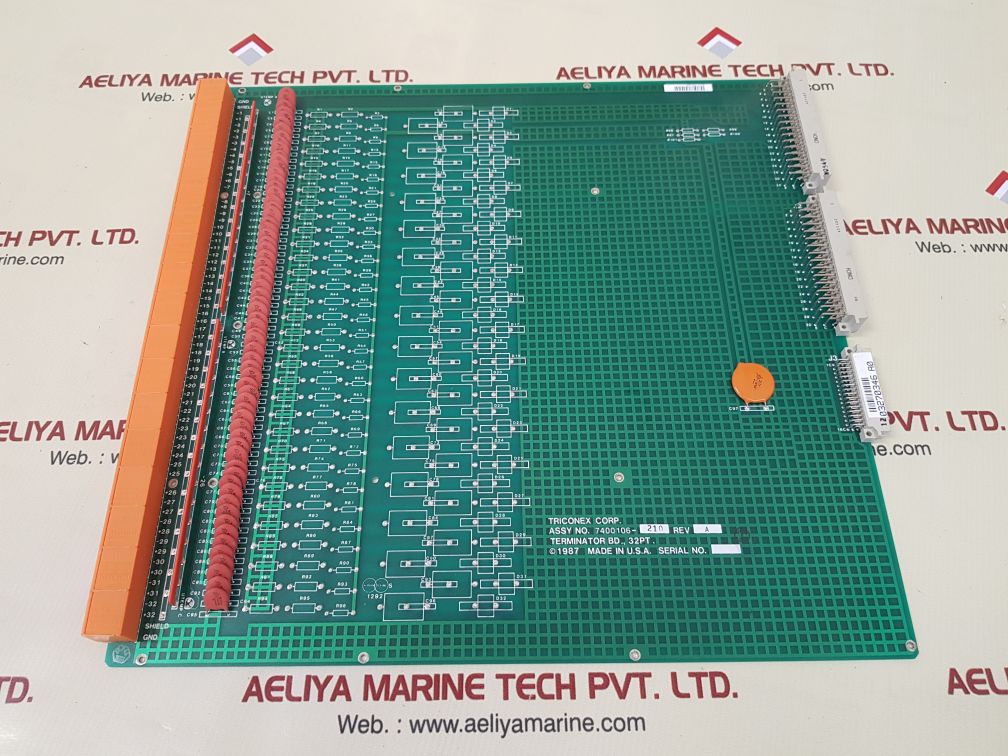 Triconex 7400 106-210 rev a terminator board – Aeliya Marine