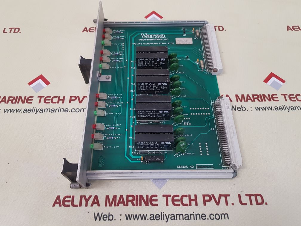 Varco 87803 rev.a hpu and waterpump start/stop