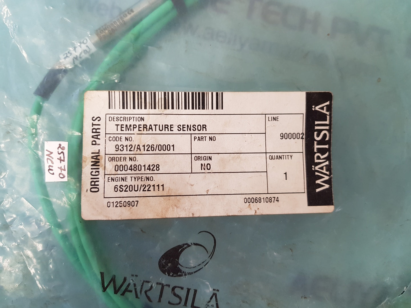 Wartsila 0004801428 Kongsberg Mb721S136K26 Temperature Sensor