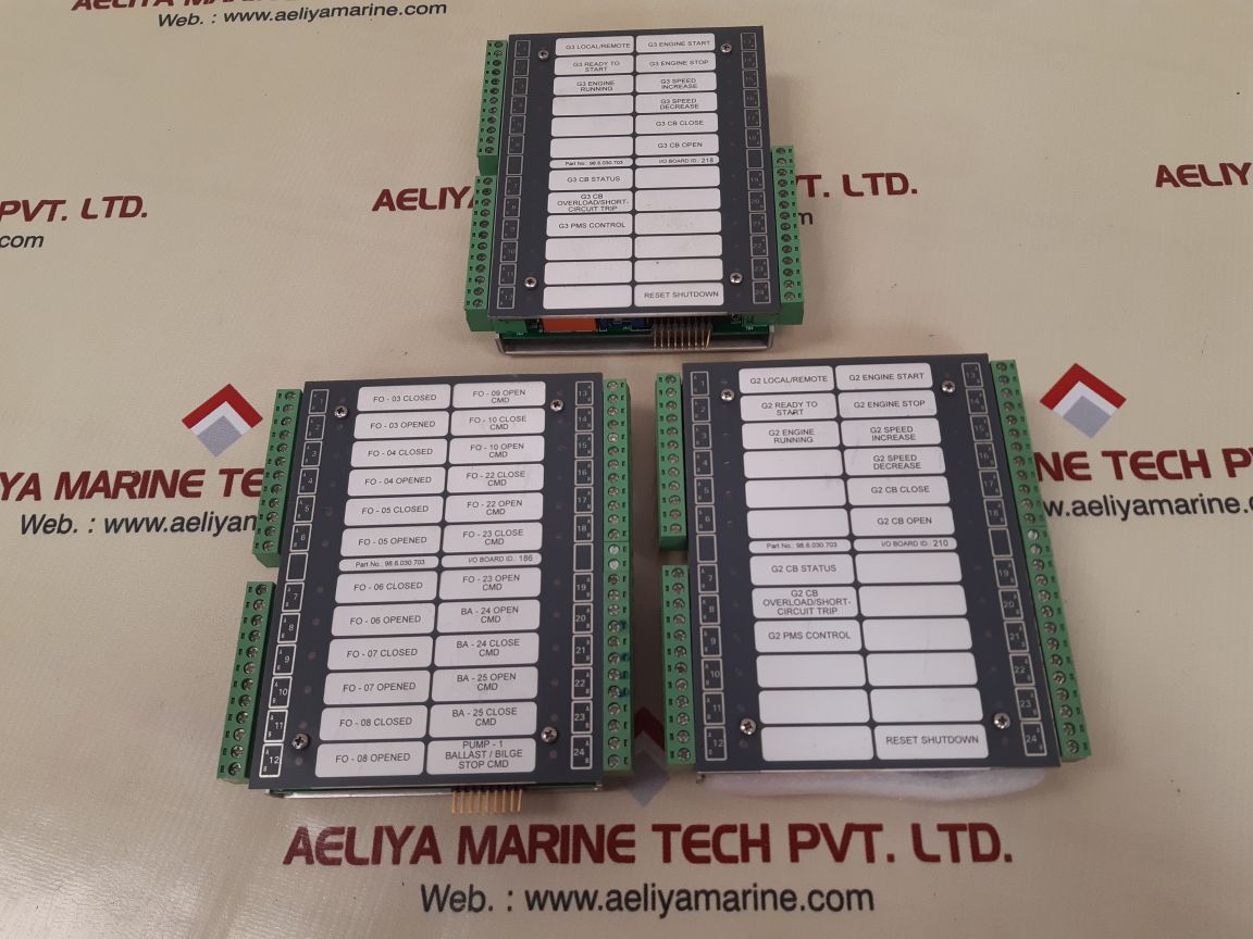 Praxis automation 98.6.030.703 digital i/o module rev ba