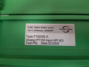 Stein Sohn F102002 A Analog Pt100 Input Module Rev. D