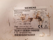 Siemens siprotec 7sj6111-5eb20-1ha0/ee overcurrent protection and control relay 