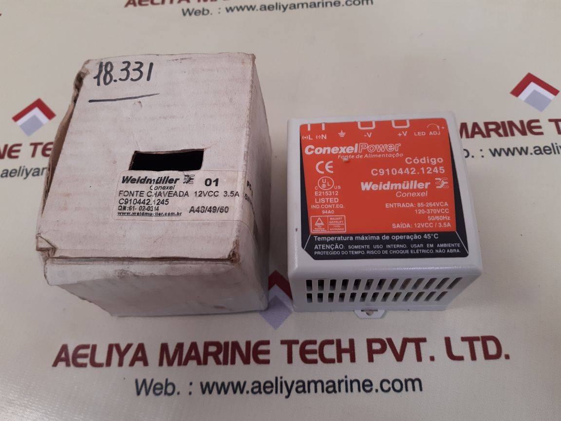 Conexel/weidmuller c910442.1245 power supply