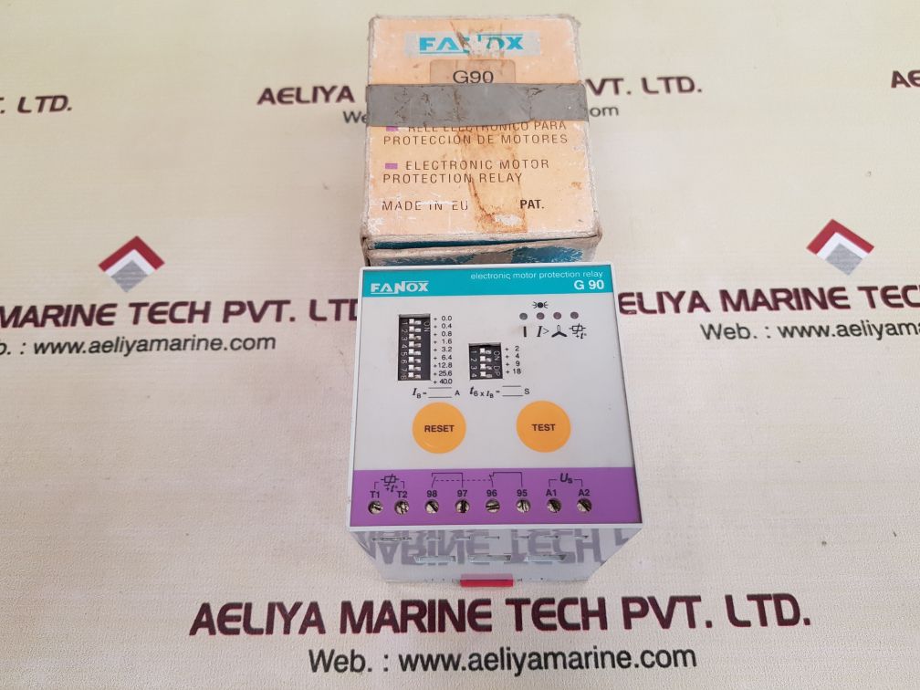 Fanox g90 electronic motor protection relay