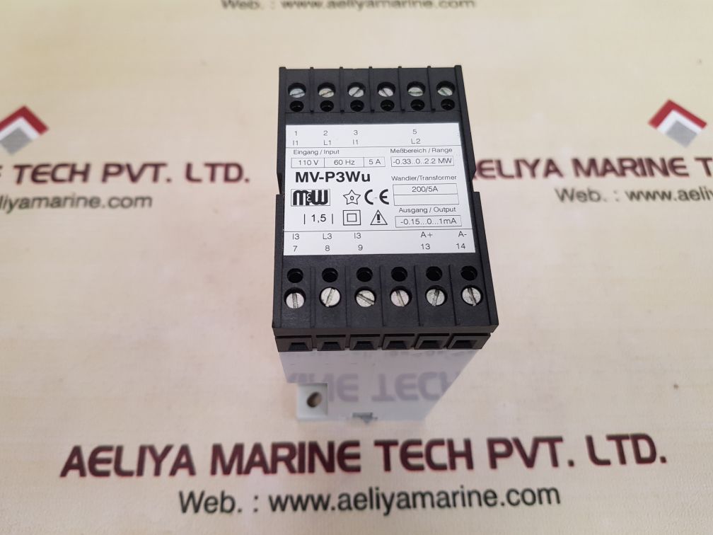 M&W Mv-p3Wu Relay 110V 60Hz 5A