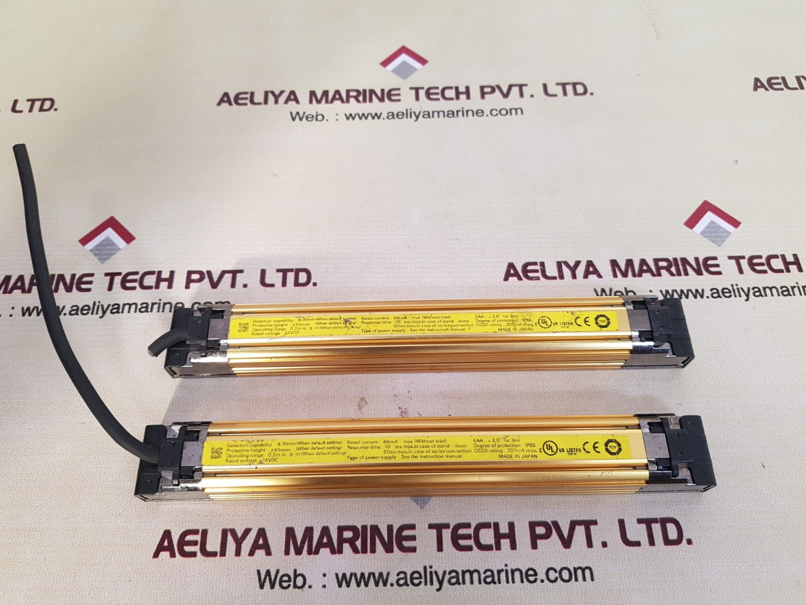 Omron espe sil3 safety light curtain f3sj-a0245p30-d