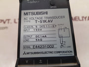 Mitsubishi T-51Kav Ac Voltage Transducer 150V Dc1Ma