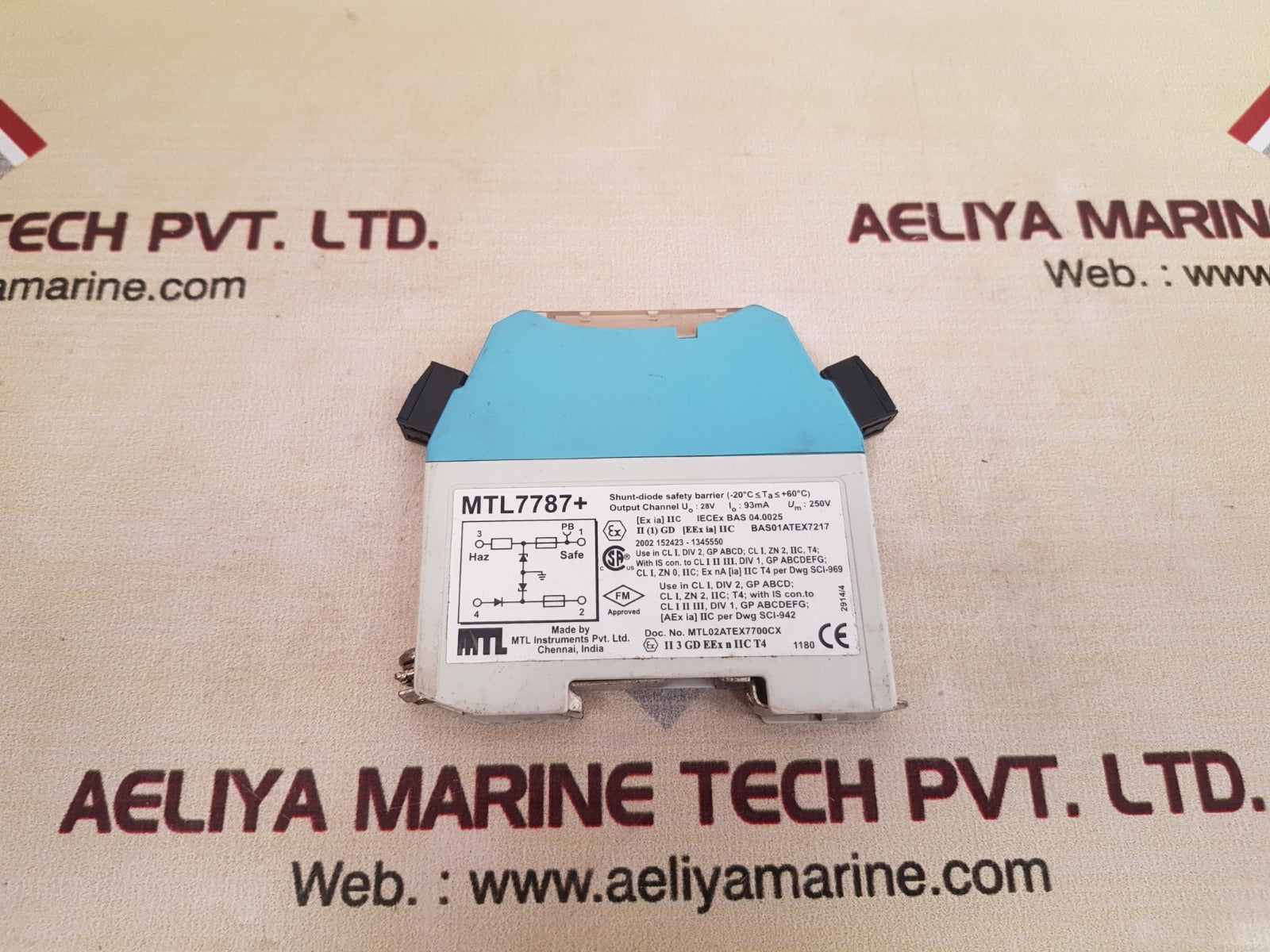 Mtl Instruments Mtl7787+ Shunt- Diode Safety Barrier 250V