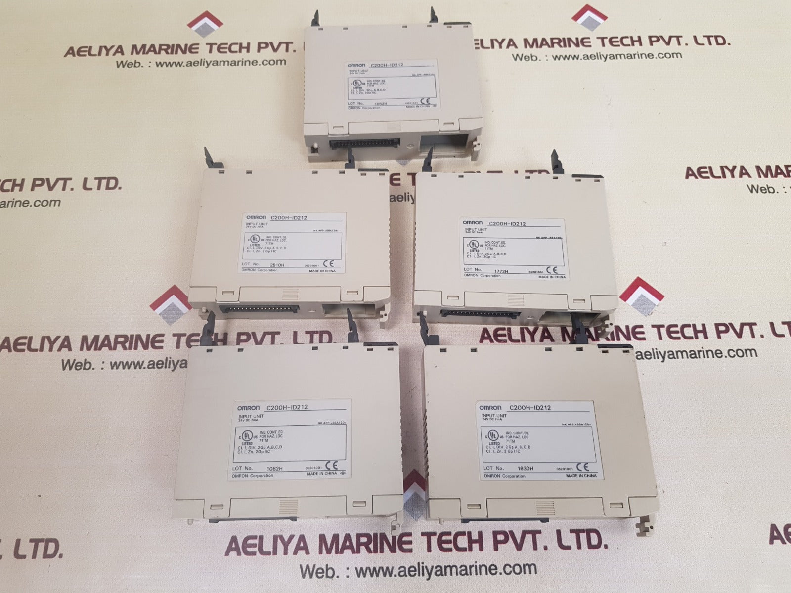 Omron c200h-id212 input unit 24v dc 7ma
