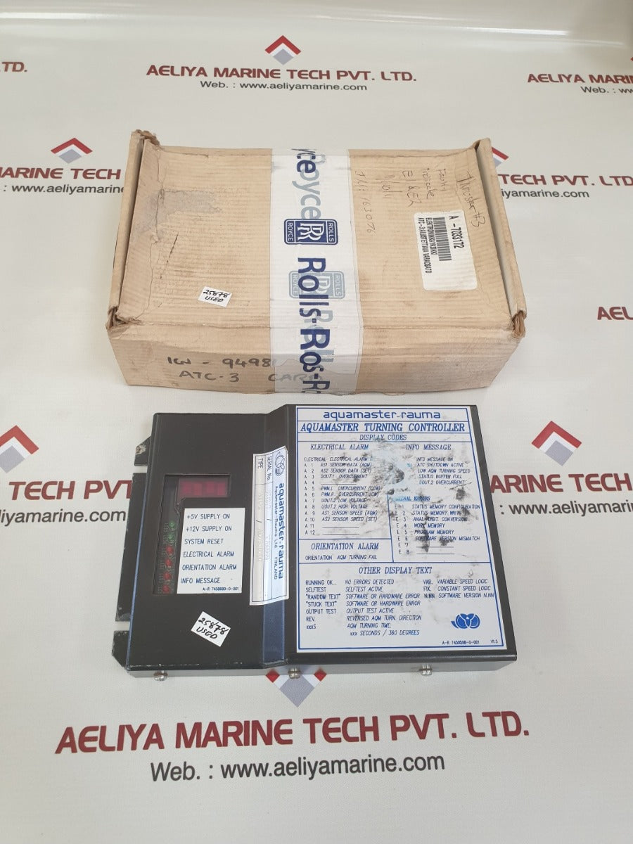 Aquamaster-rauma Atc-2 Aquamaster Turning Controller
