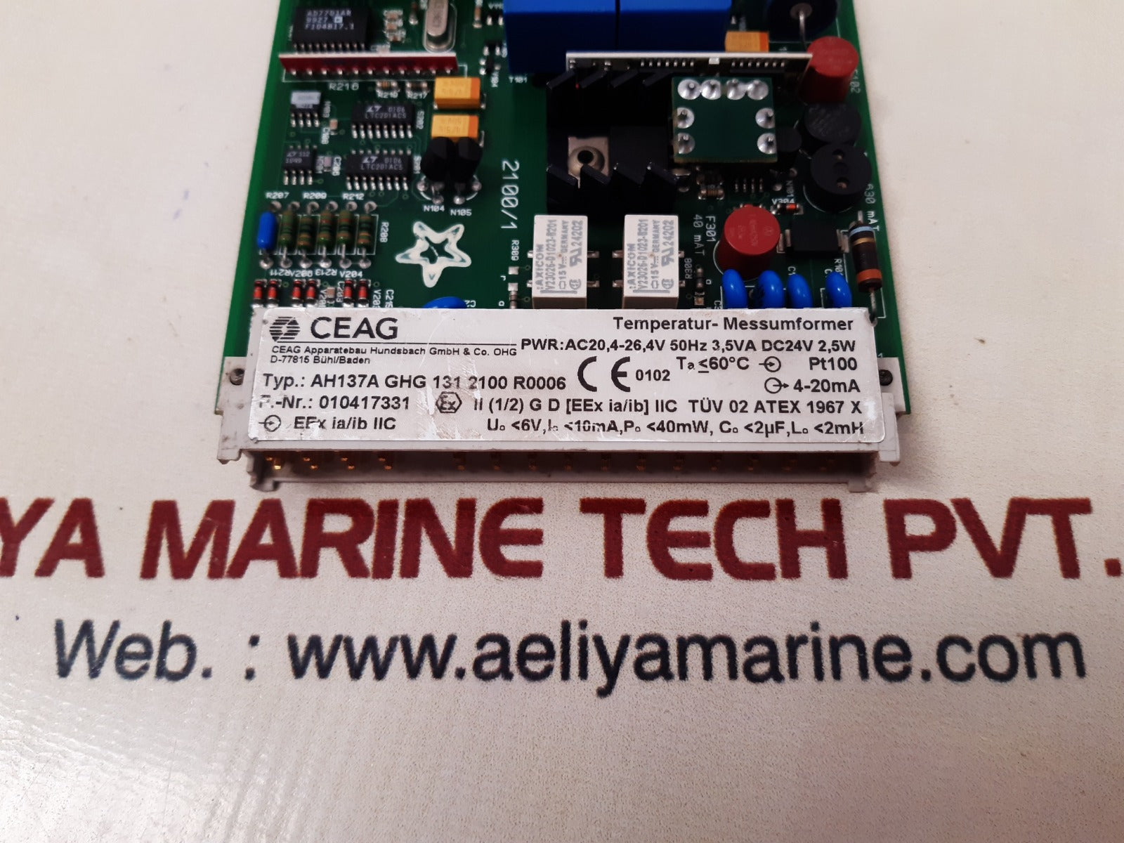 Ceag ah137a ghg 131 2100 r0006 pcb card