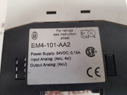 Moeller em4-101-aa2 analog i/o module 24vdc, 0,15a