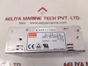 Mean Well S-25-24 Power Supply 100-240Vac 0.6A 50/60Hz