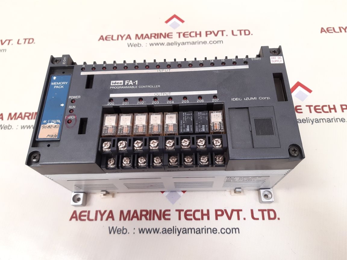 Idec izumi pfa-1c24rdc 24-base unit programmable controller