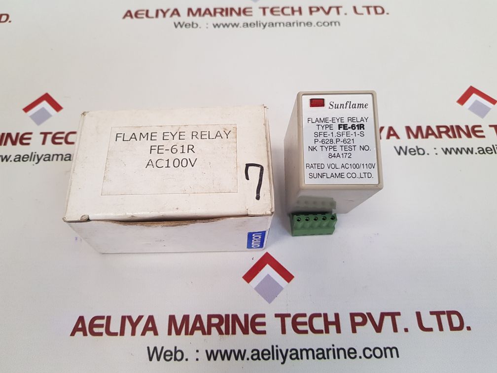 Sunflame fe-61r flame-eye relay 110v used