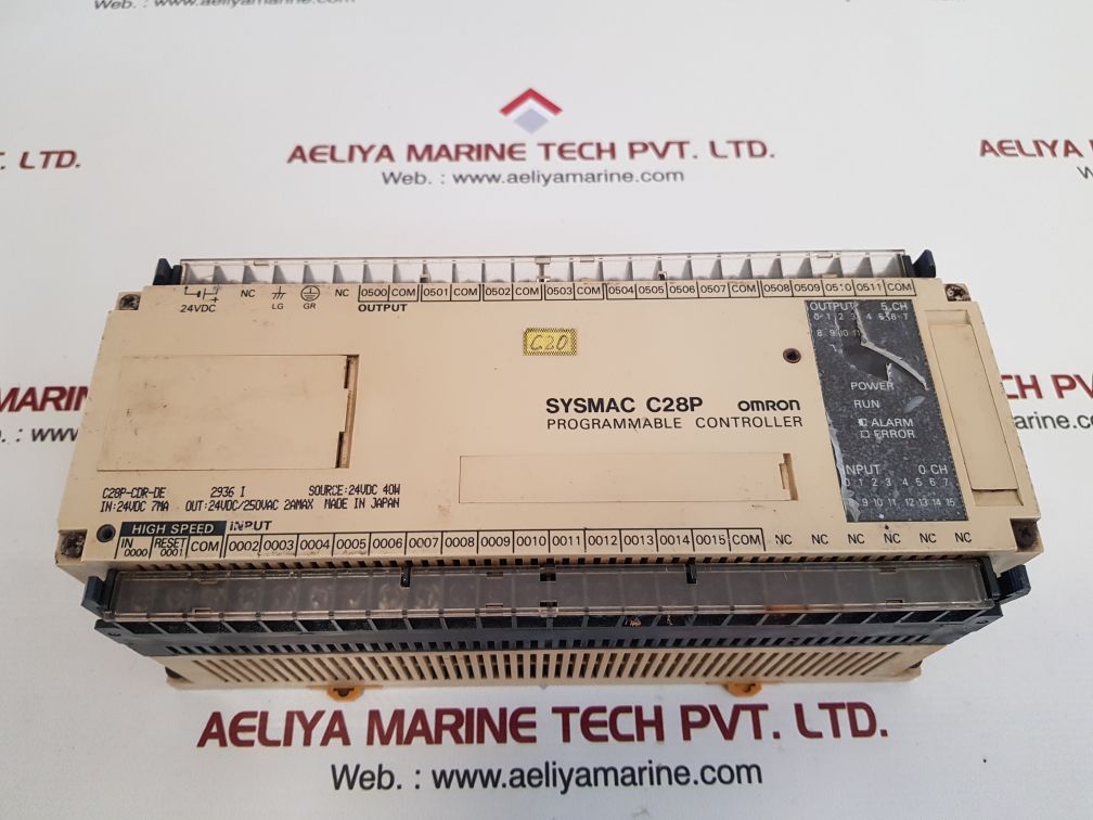 Omron sysmac c28p programmable controller c28p-cdr-de