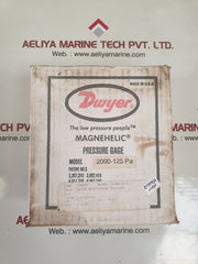 Dwyer 2000-125Pa Magnehelic Differential Pressure Gauge