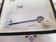 Gossen 1604pbc10 kw meter 0-4500 kw