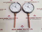 Brannan 150mm dial bottom entry thermometer 0 to 120Â°c