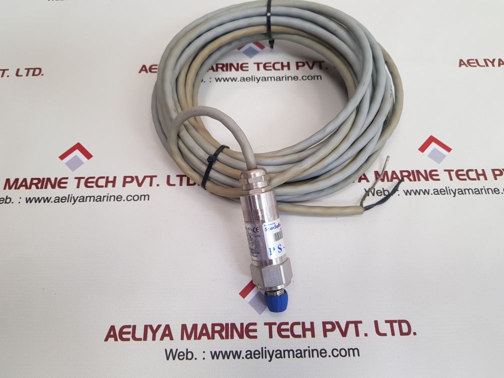 Scansense ps-2120 pressure transmitter range: 0-210 bar