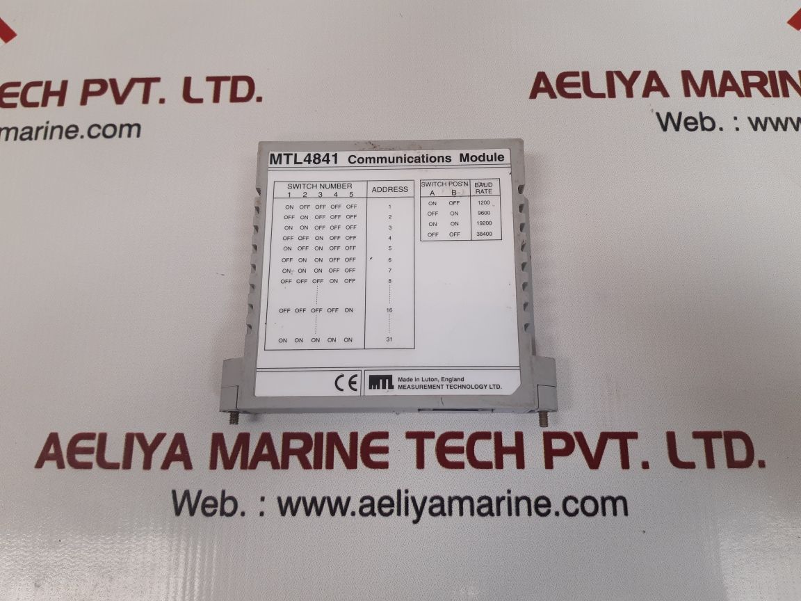 Measurement technology mtl 4841 communications module new